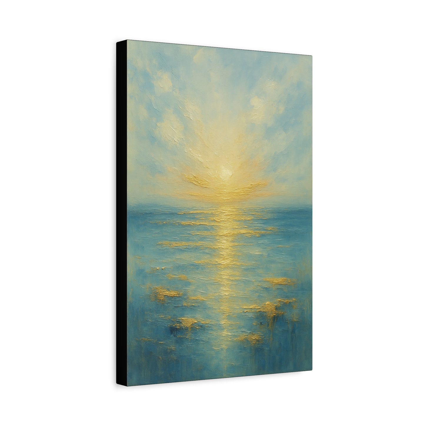 Golden Dawn- Gold Coast Abstract Collection-Fine Art Canvas Print