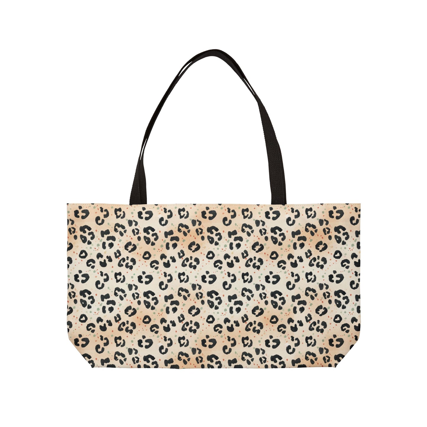 Cheetah-Print Weekender Tote Bag for Travel and Everyday Use