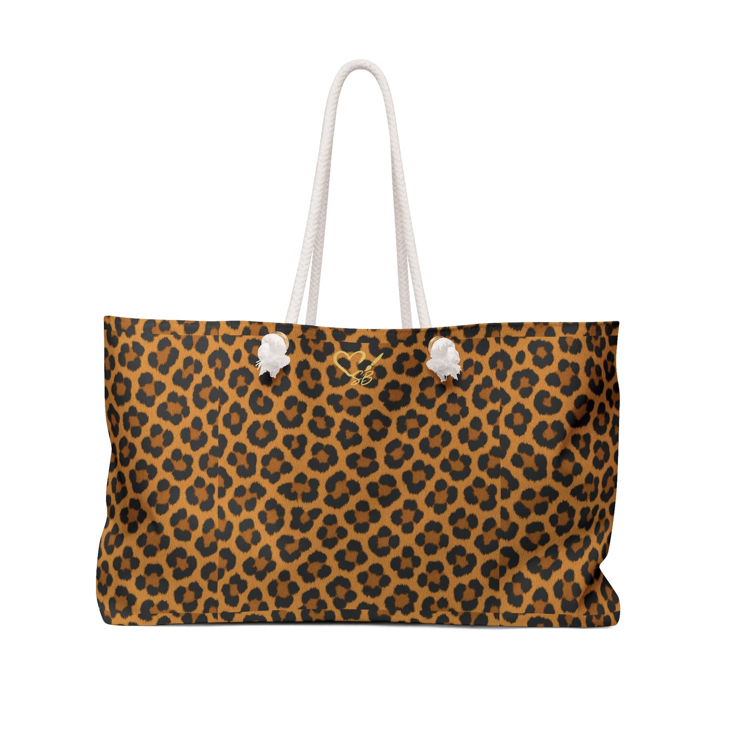 Leopard Print Weekender Bag – Chic Animal Print Travel Tote