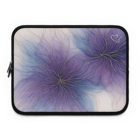 Artistiic Collection Acrylic Ink Laptop Sleeve, Artistic Tech Case, Gift for Students, Stylish Computer Bag, Holiday Ready