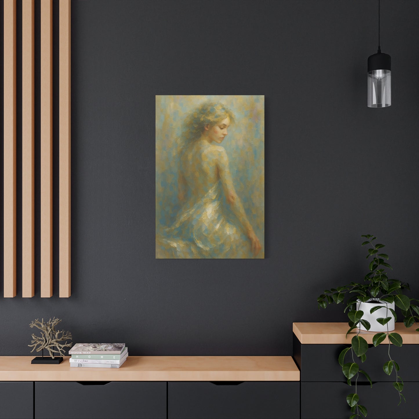 Morning Dew-Muse Collection -Fine Art Canvas Print