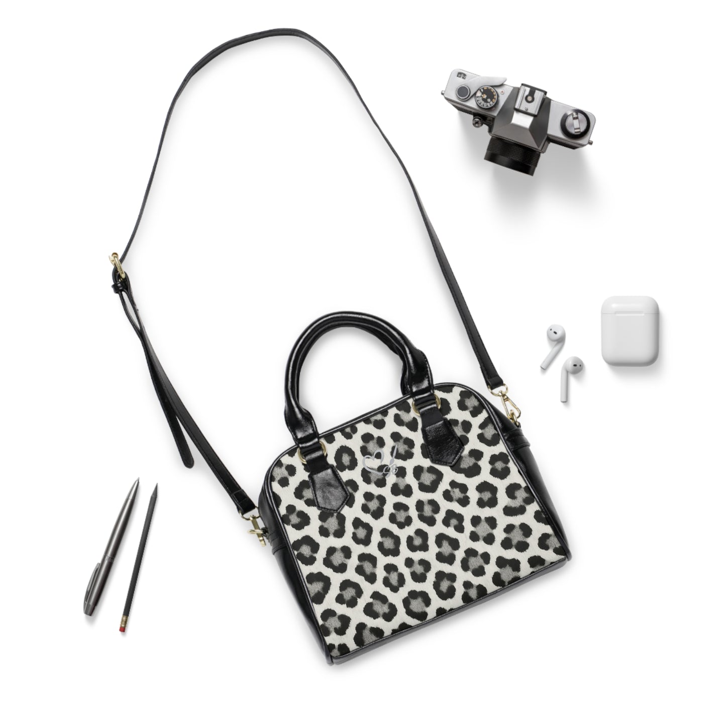Snow Leopard -Shoulder Handbag