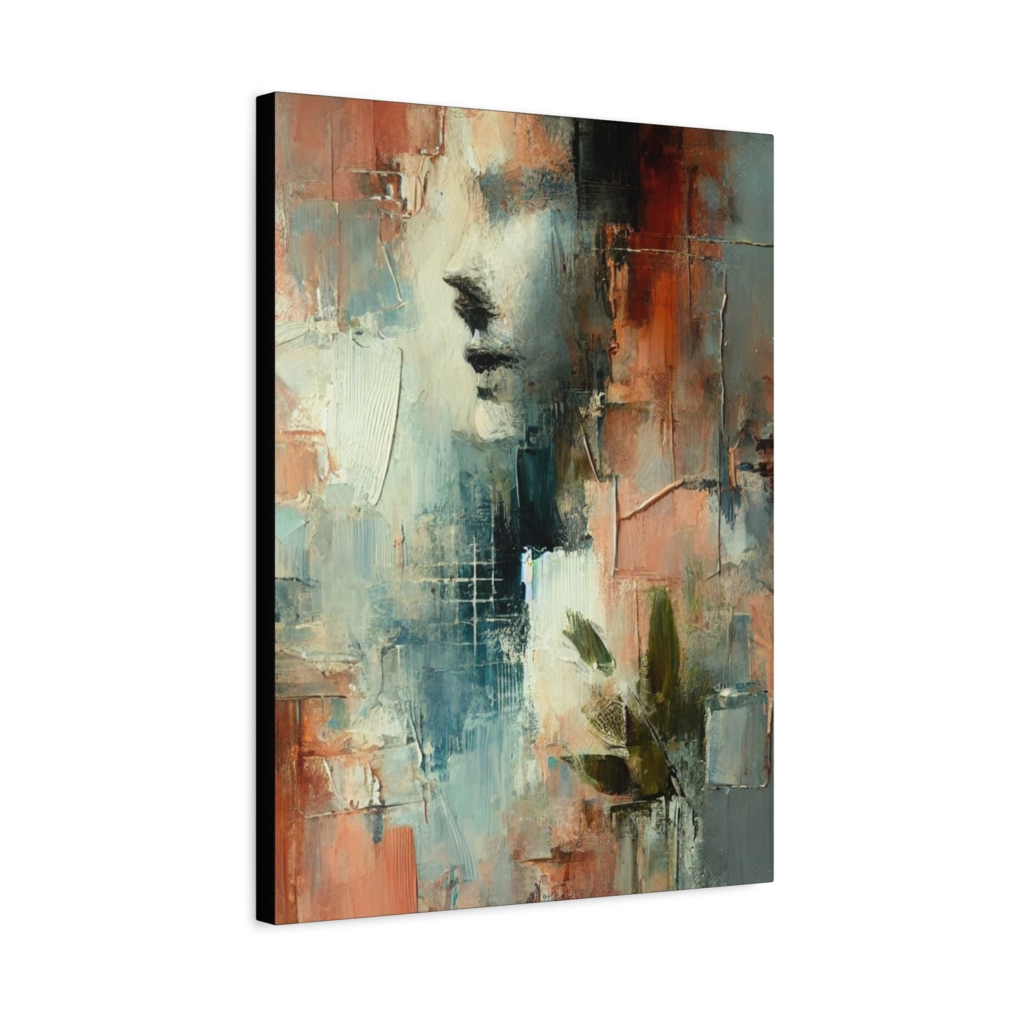 Whispers of Stillness -Fine Art Canvas Print - Female Abstract Print by Katherine Bobeck - Calming and Modern Artwork