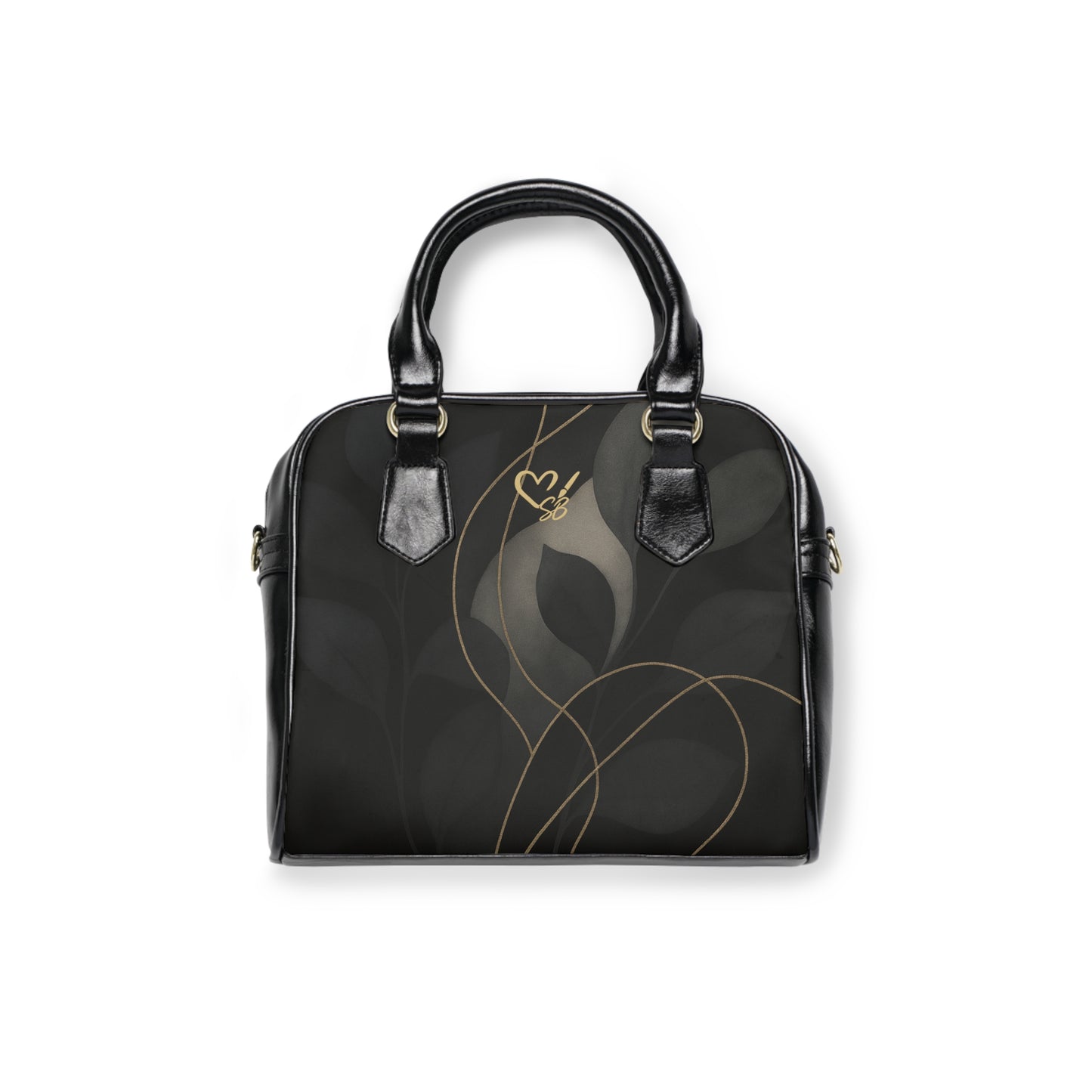 Shirley-2025 Artisan Collection-Elegant Black Shoulder Handbag