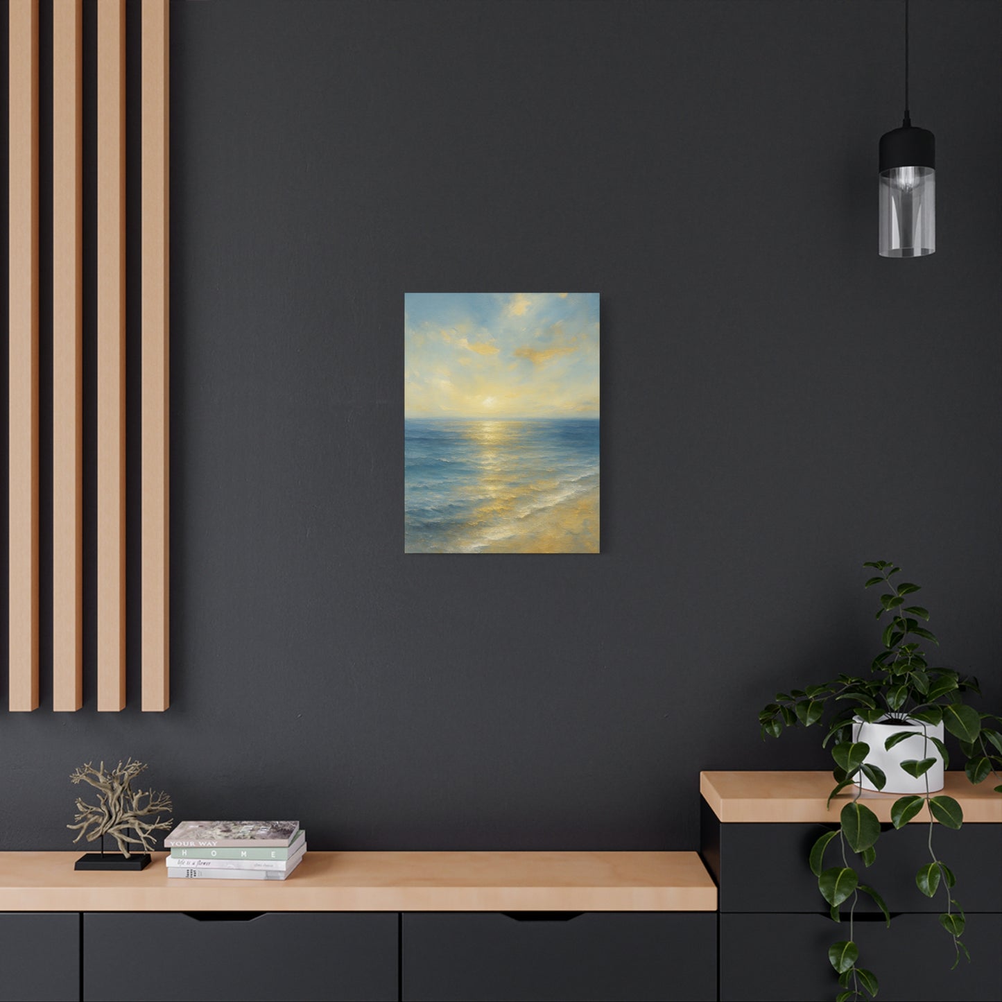 Gold Coast Sunset- Coastal Abstract Collection-Fine Art Canvas Print