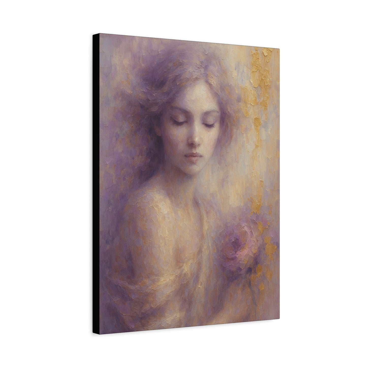 Grace-Muse Collection-Fine Art Canvas Print - Female Abstract Print by Katherine Bobeck - Calming and Modern Artwork