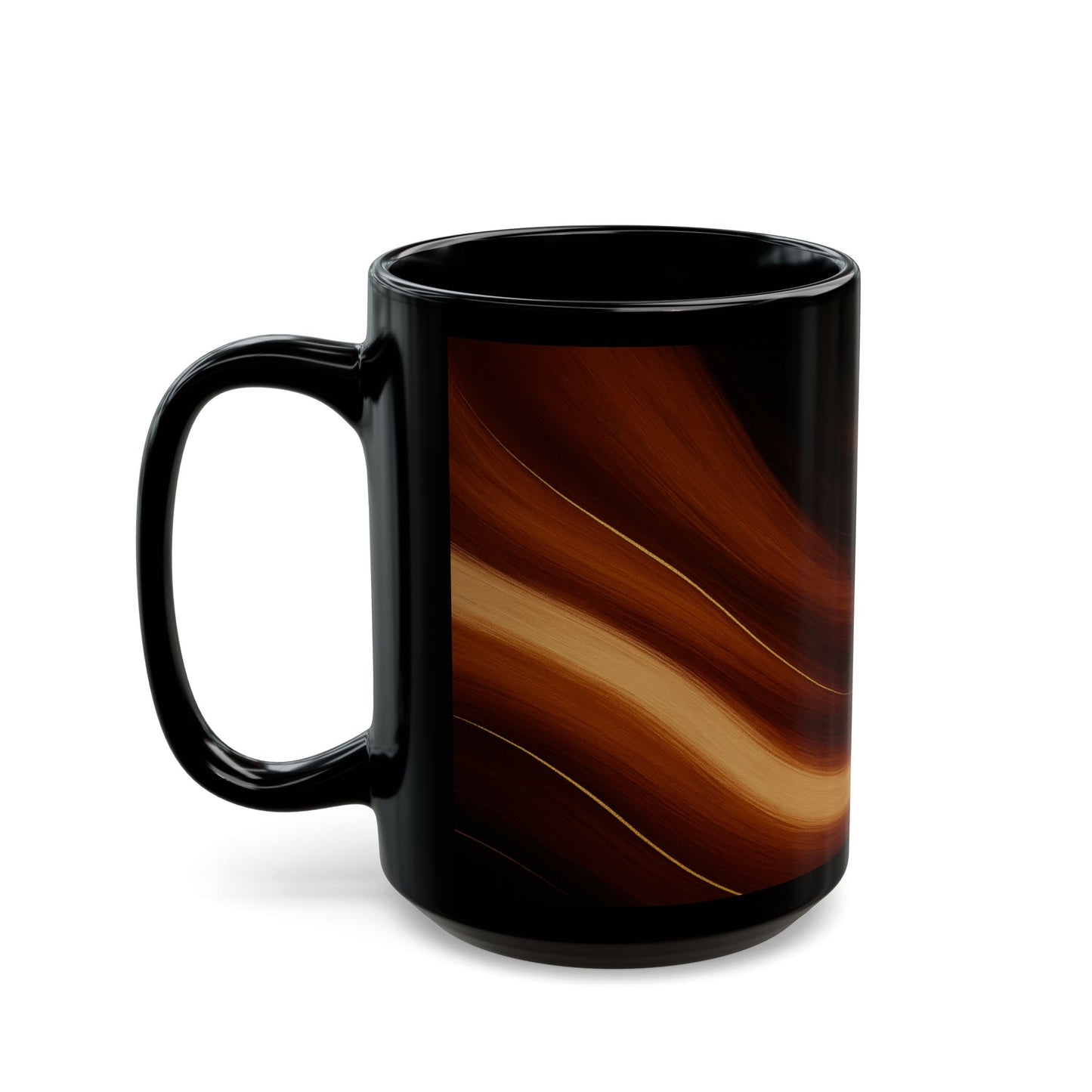 Copper Veil 2-Soulful Collection- Black Mug — 11oz & 15oz