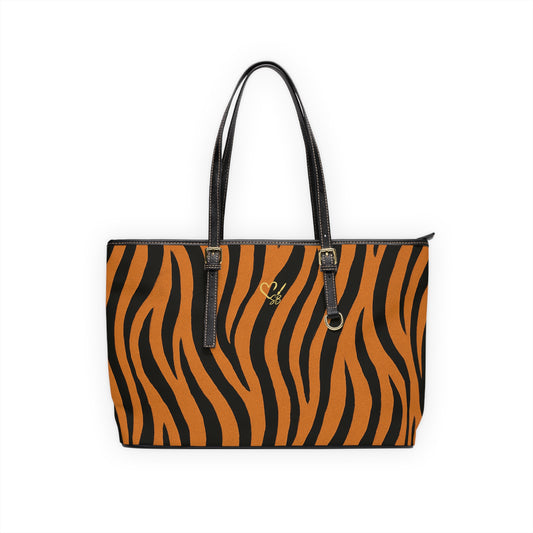 Tiger Stripe - PU Leather Shoulder Bag