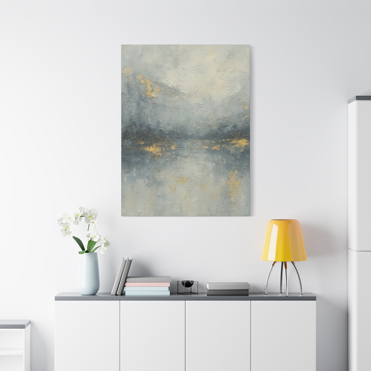 Misty Mountian Winter Fog-   Abstract landscape Collection -Fine Art Canvas Print