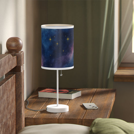 Cosmic Baby-Celestial Dreams Collection-Galaxy-Themed Table Lamp with Stand