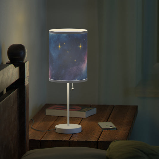 Cosmic Baby-Celestial Dreams Collection-Galaxy-Themed Table Lamp with Stand
