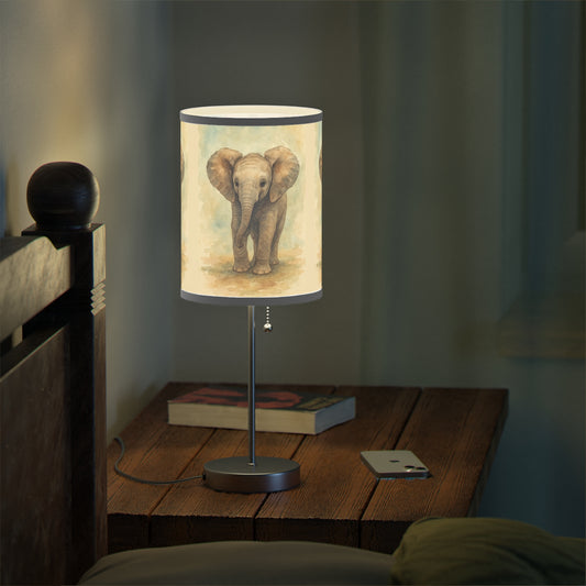 Baby Elephant-Lamp Stand - Baby SafariCollection by Katherine Bobeck