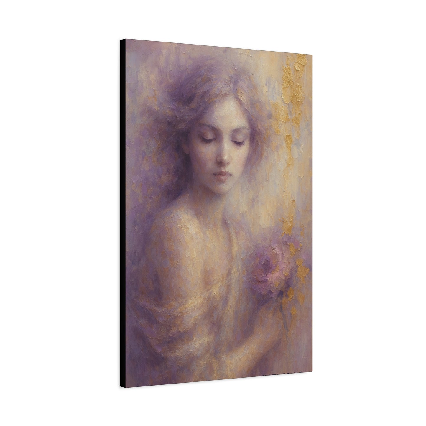 Grace-Muse Collection-Fine Art Canvas Print - Female Abstract Print by Katherine Bobeck - Calming and Modern Artwork