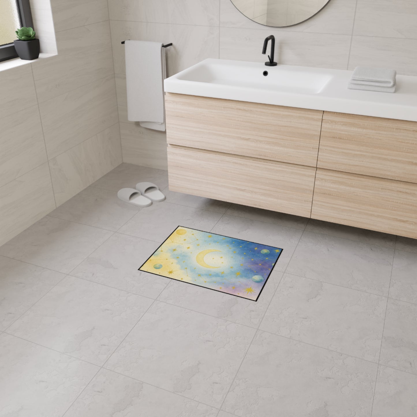 Celestial Dreams-Nursery Floor Mat - Stylish Non-Slip Home Decor