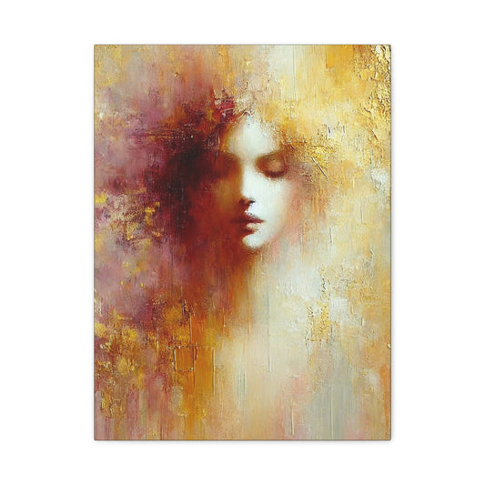 Disolve Into Light-Fine Art Canvas Print - Female Abstract Print by Katherine Bobeck - Calming and Modern Artwork