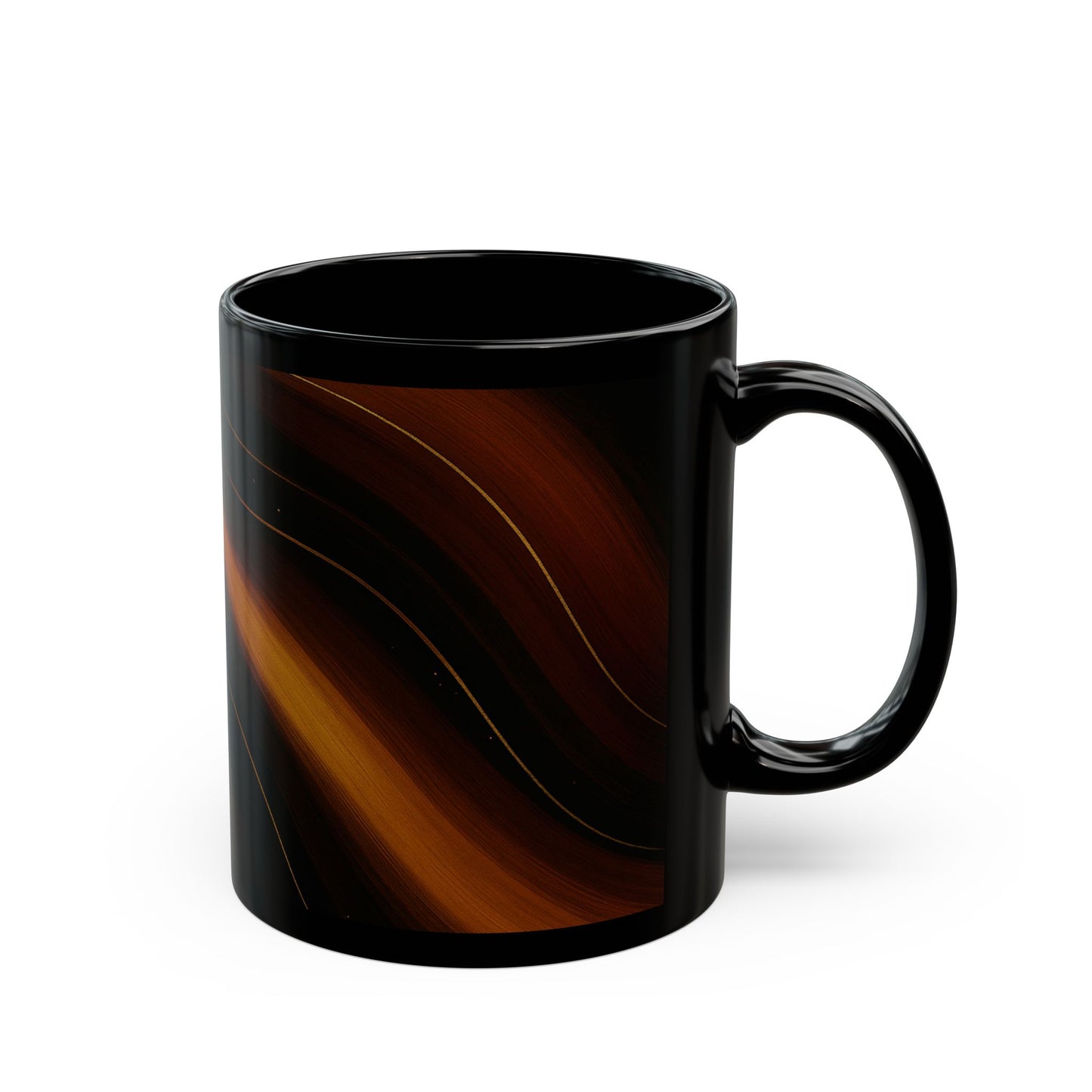 Copper Veil-Soulful Collection-Black Mug (11oz, 15oz)