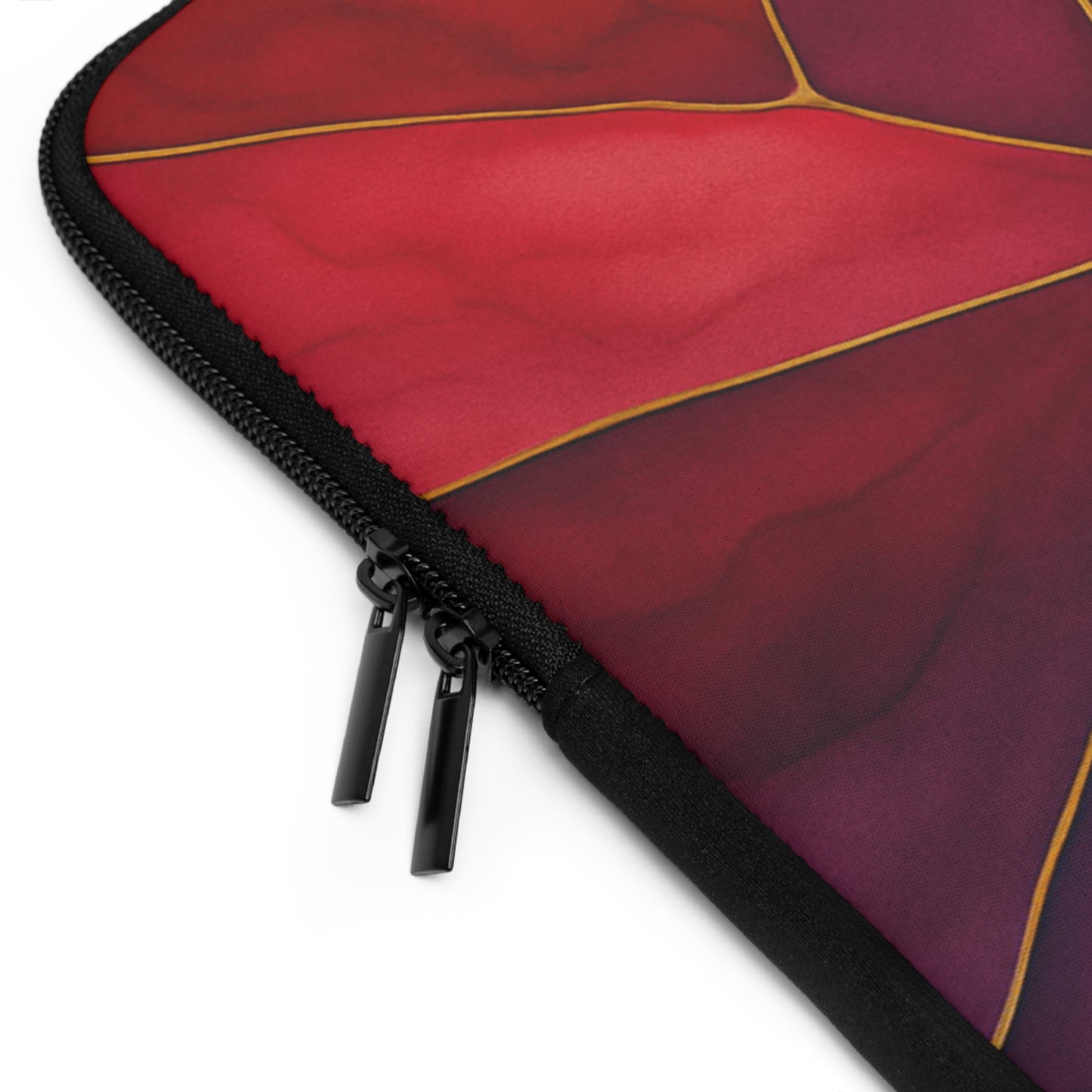 Artisan Luxe Stained Glass Laptop Sleeve — "Shelby 2025" Colorful Protective Case