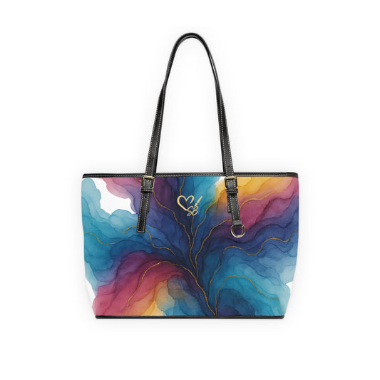 Gloria Floral 2025 Artisan Collection- PU Leather Shoulder Bag — Wearable Art