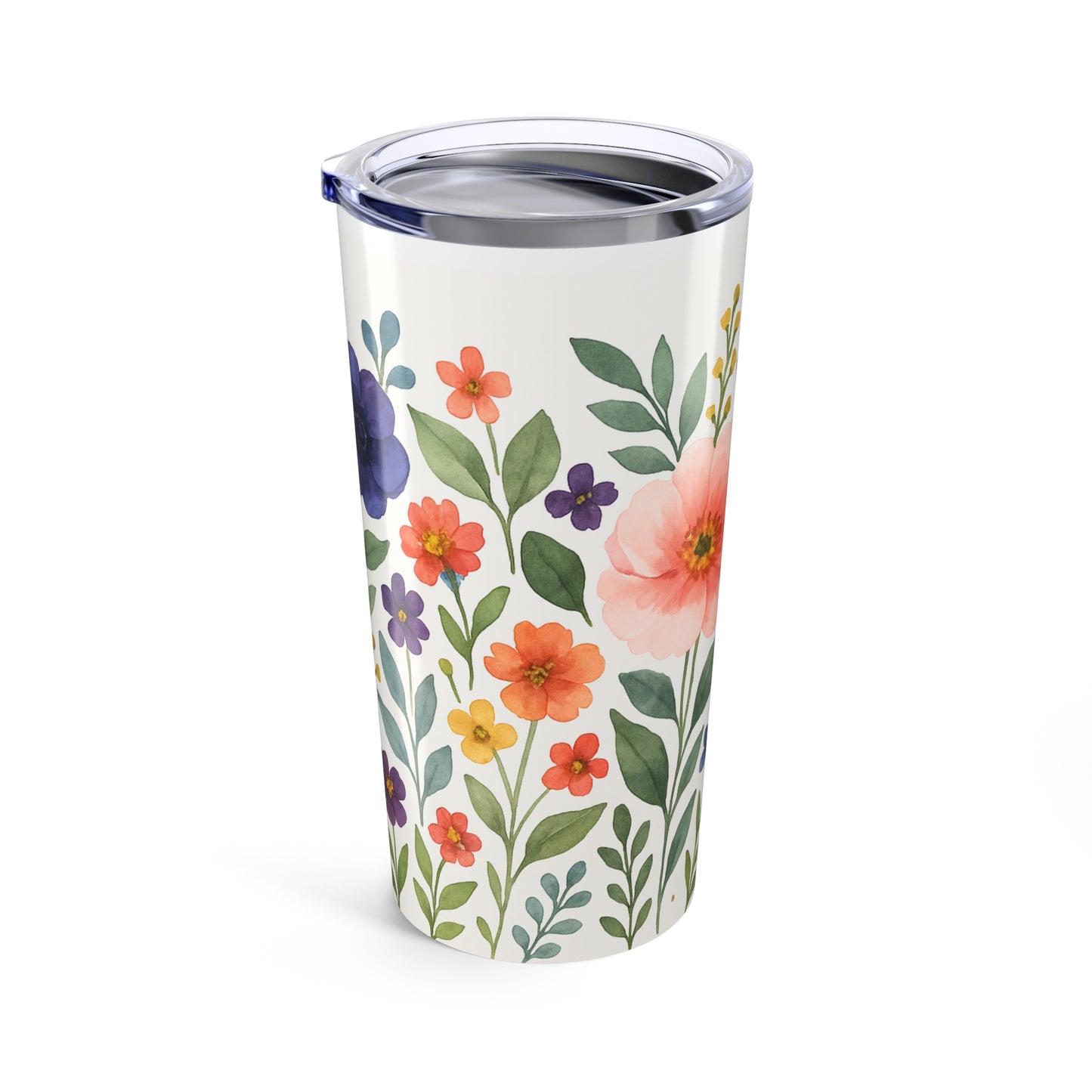 Wildflower Floral Garden 20oz Tumbler — Colorful  Insulated Travel Cup