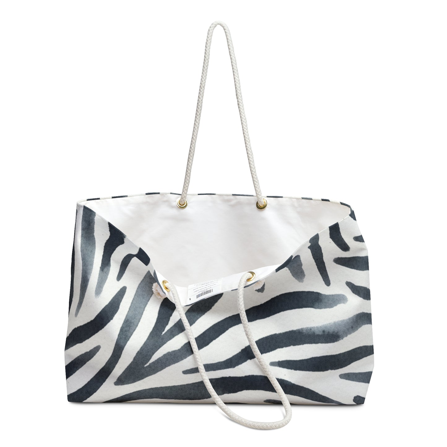Zebra -Print Weekender Bag for Travel and Leisure