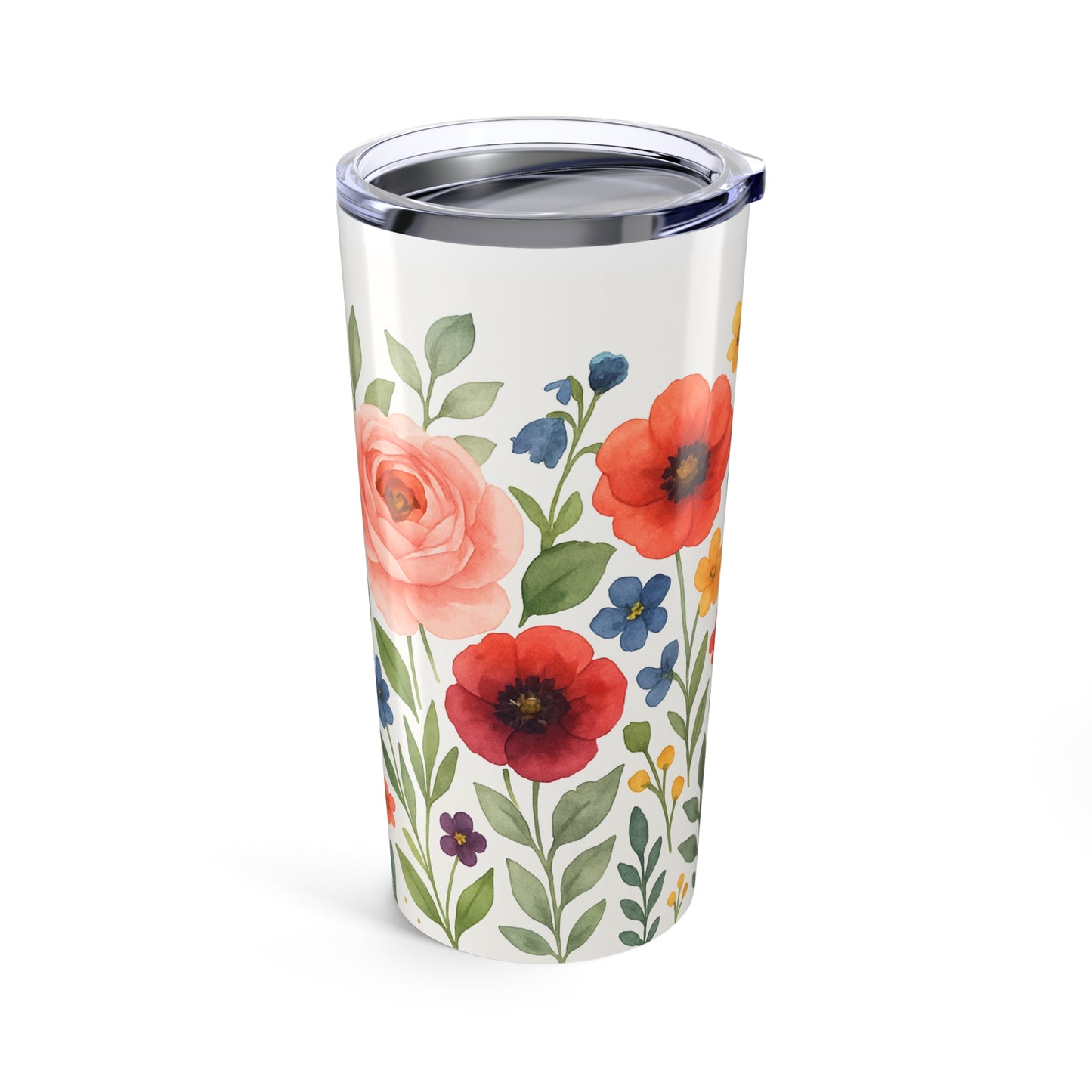 Wildflower Floral Garden 20oz Tumbler — Colorful  Insulated Travel Cup