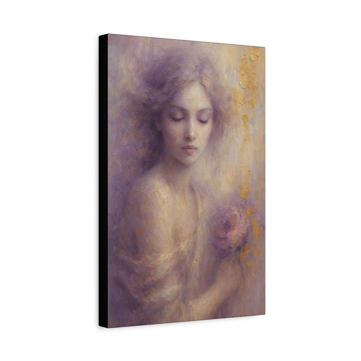 Grace-Muse Collection-Fine Art Canvas Print - Female Abstract Print by Katherine Bobeck - Calming and Modern Artwork