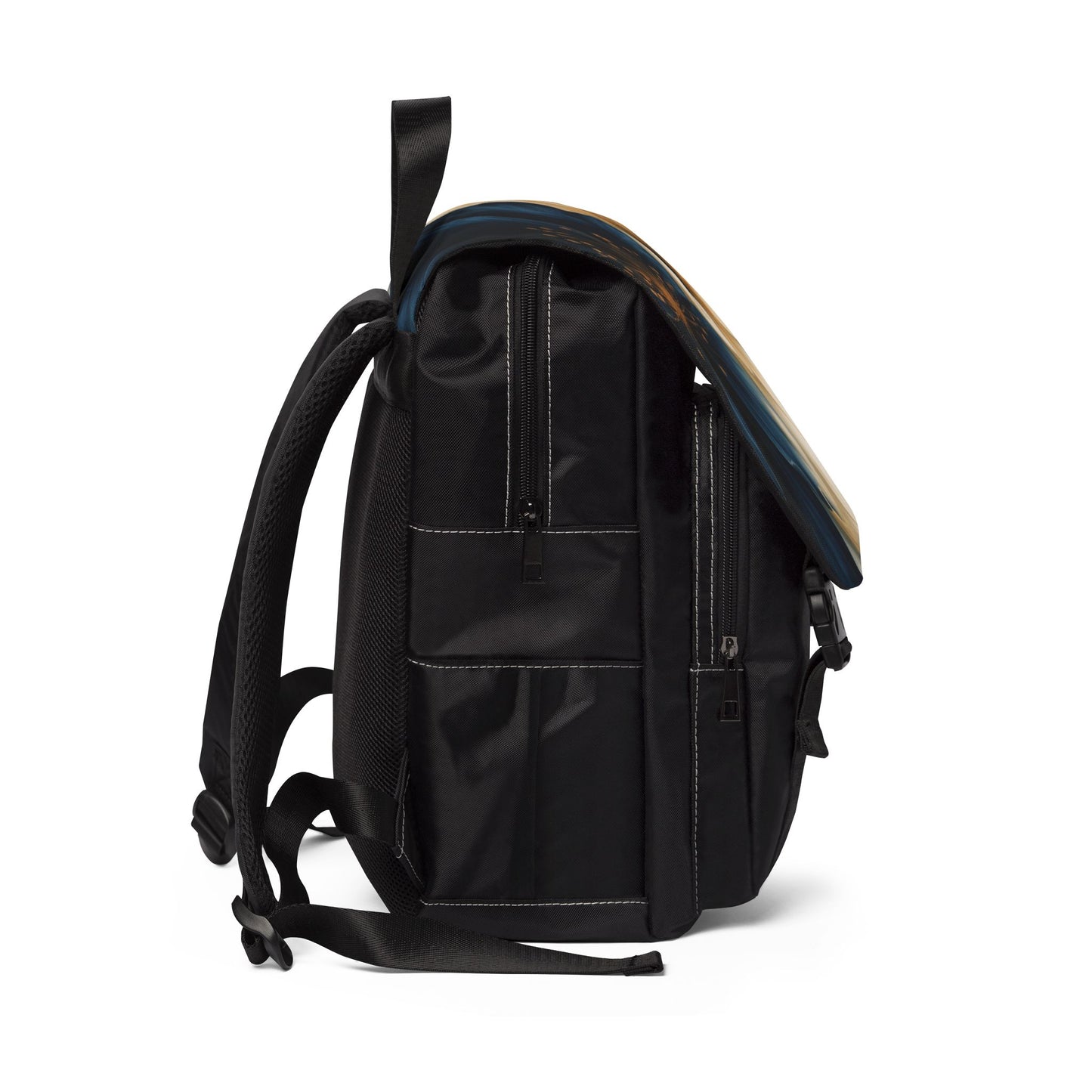 Stella- 2025 Artisan Luxe Collection—Floral Canvas Shoulder Backpack