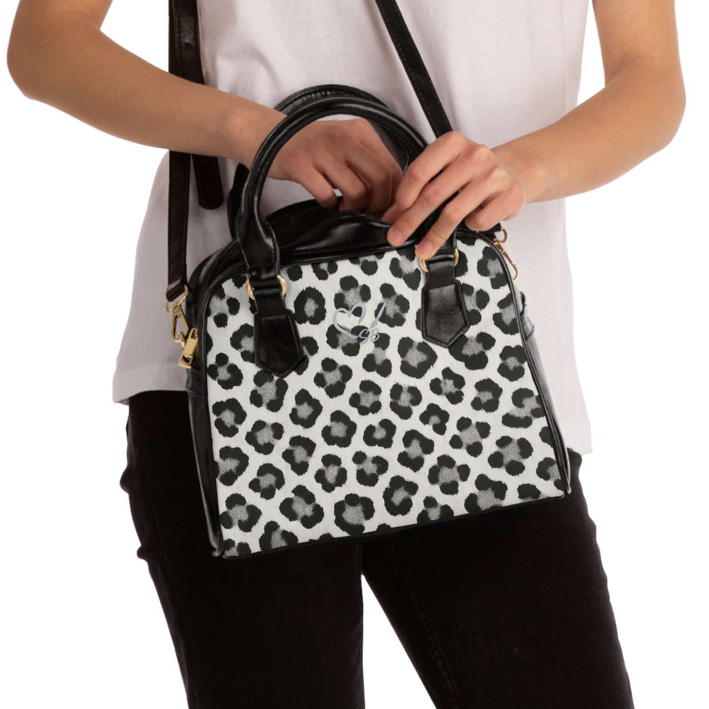 Snow Leopard -Shoulder Handbag