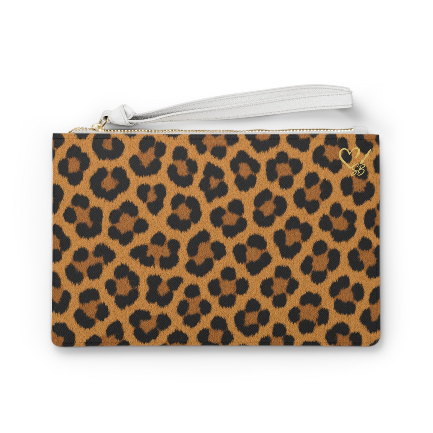 Leopard Print Wristlet Clutch Bag — Stylish Animal Print Accessory