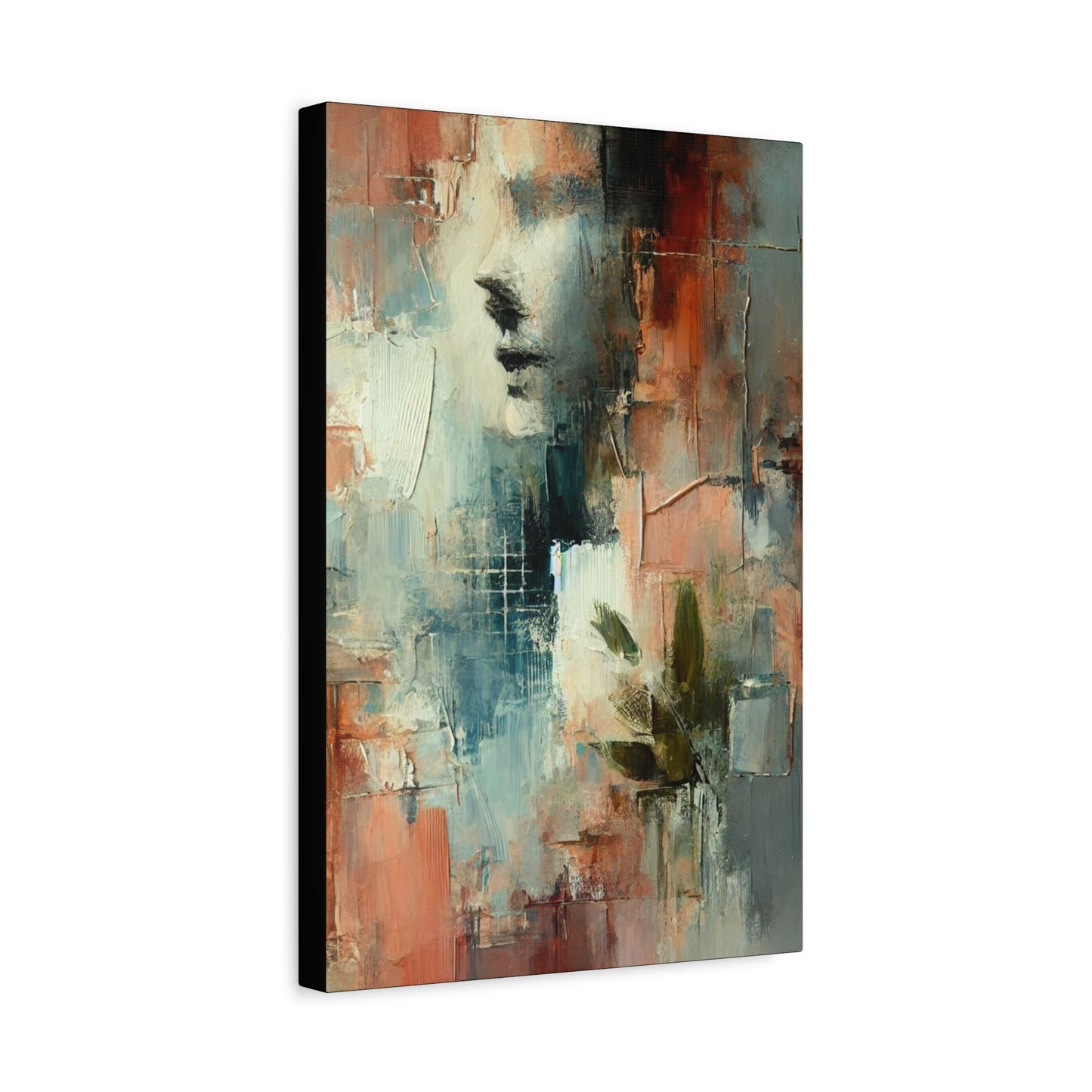Whispers of Stillness -Fine Art Canvas Print - Female Abstract Print by Katherine Bobeck - Calming and Modern Artwork