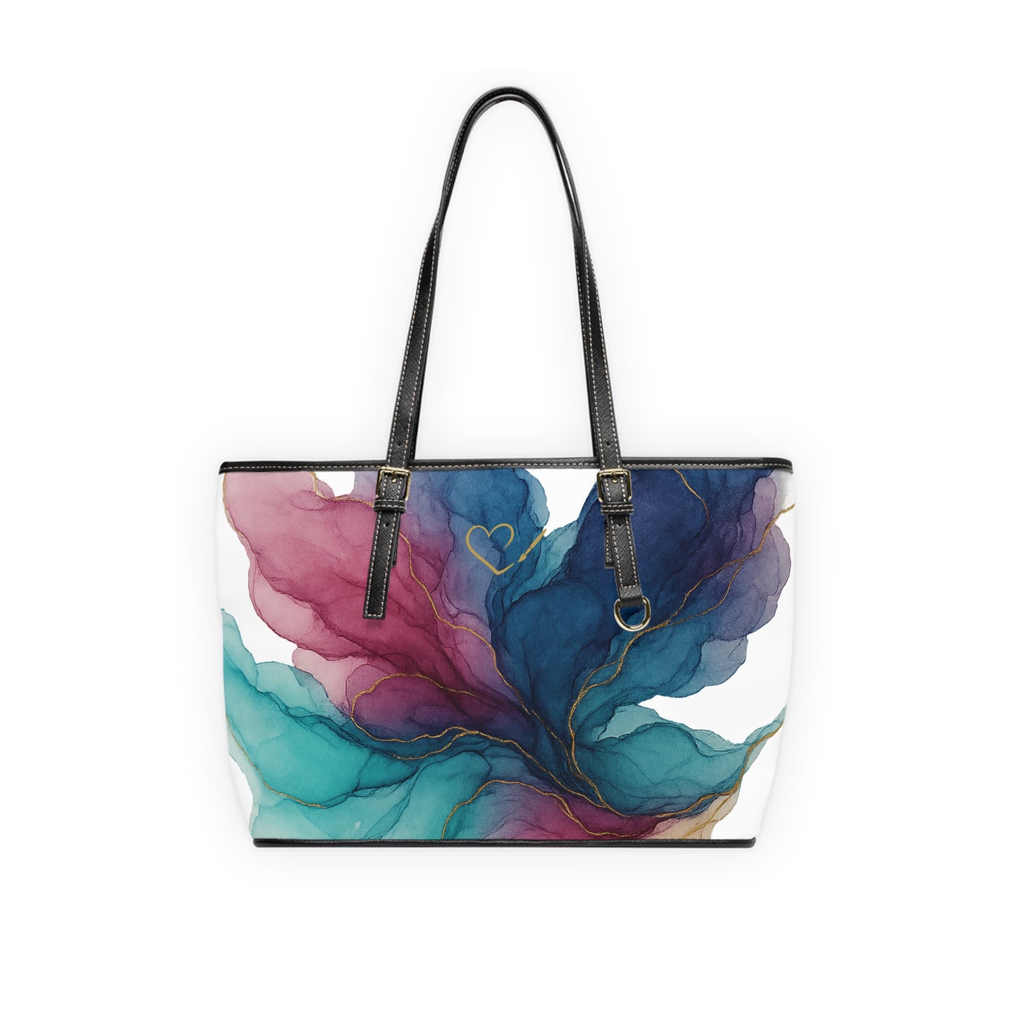 Heather Floral Artisan PU Leather Shoulder Bag — 2025 Wearable Art