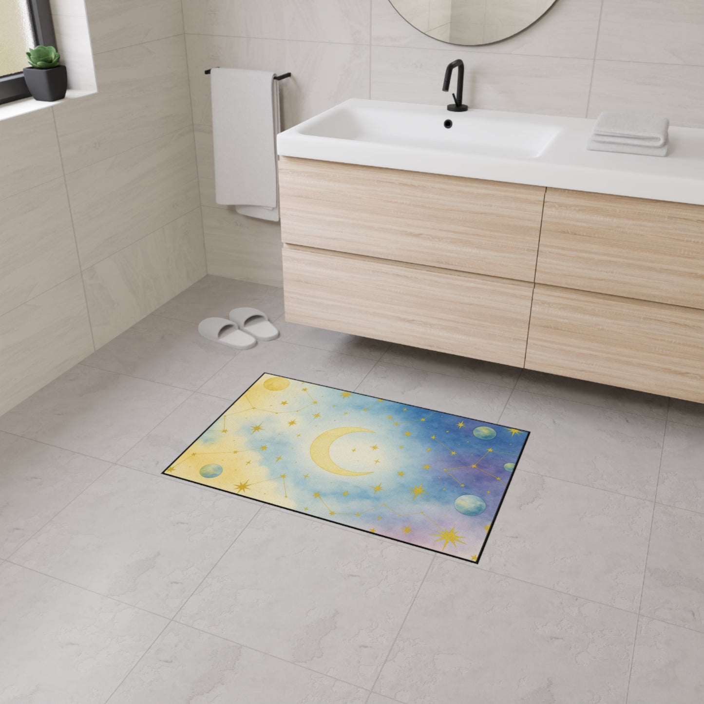 Celestial Dreams-Nursery Floor Mat - Stylish Non-Slip Home Decor