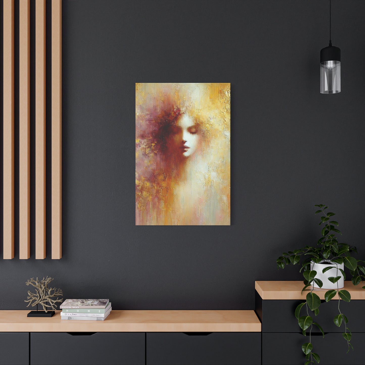 Disolve Into Light-Fine Art Canvas Print - Female Abstract Print by Katherine Bobeck - Calming and Modern Artwork