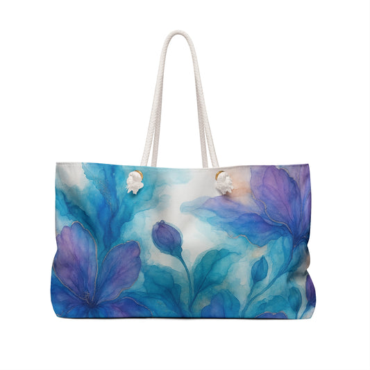 Blooms of the Day-Floral Art Weekender Bag - Stylish Beach Tote for Travel & Daily Use