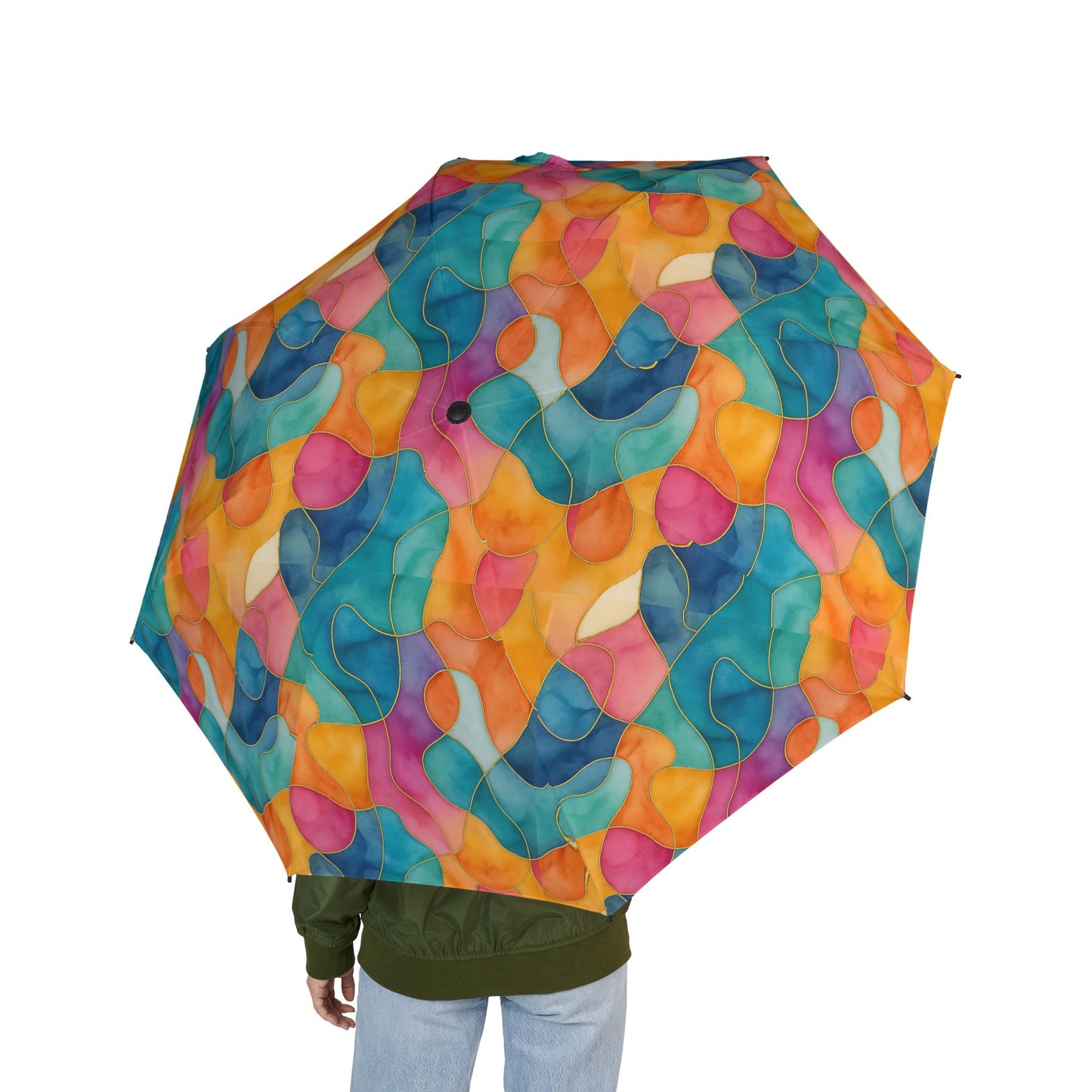 Vicky-small  print-2025 Artisan Luxe Collection Foldable Umbrella