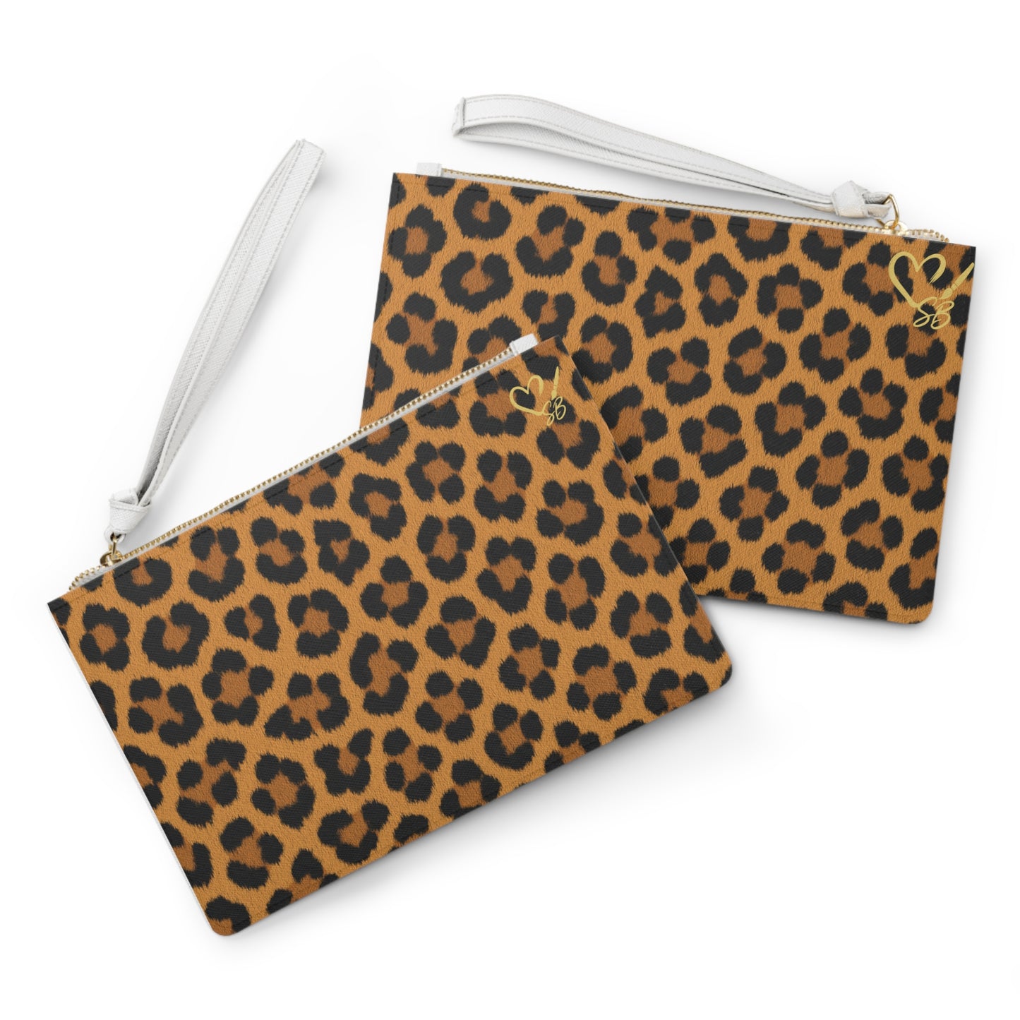 Leopard Print Wristlet Clutch Bag — Stylish Animal Print Accessory