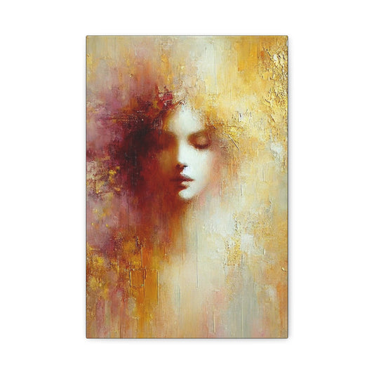 Disolve Into Light-Fine Art Canvas Print - Female Abstract Print by Katherine Bobeck - Calming and Modern Artwork