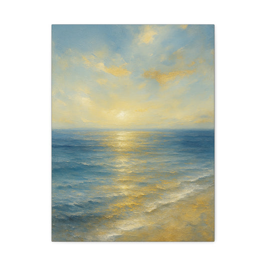 Gold Coast Sunset- Coastal Abstract Collection-Fine Art Canvas Print