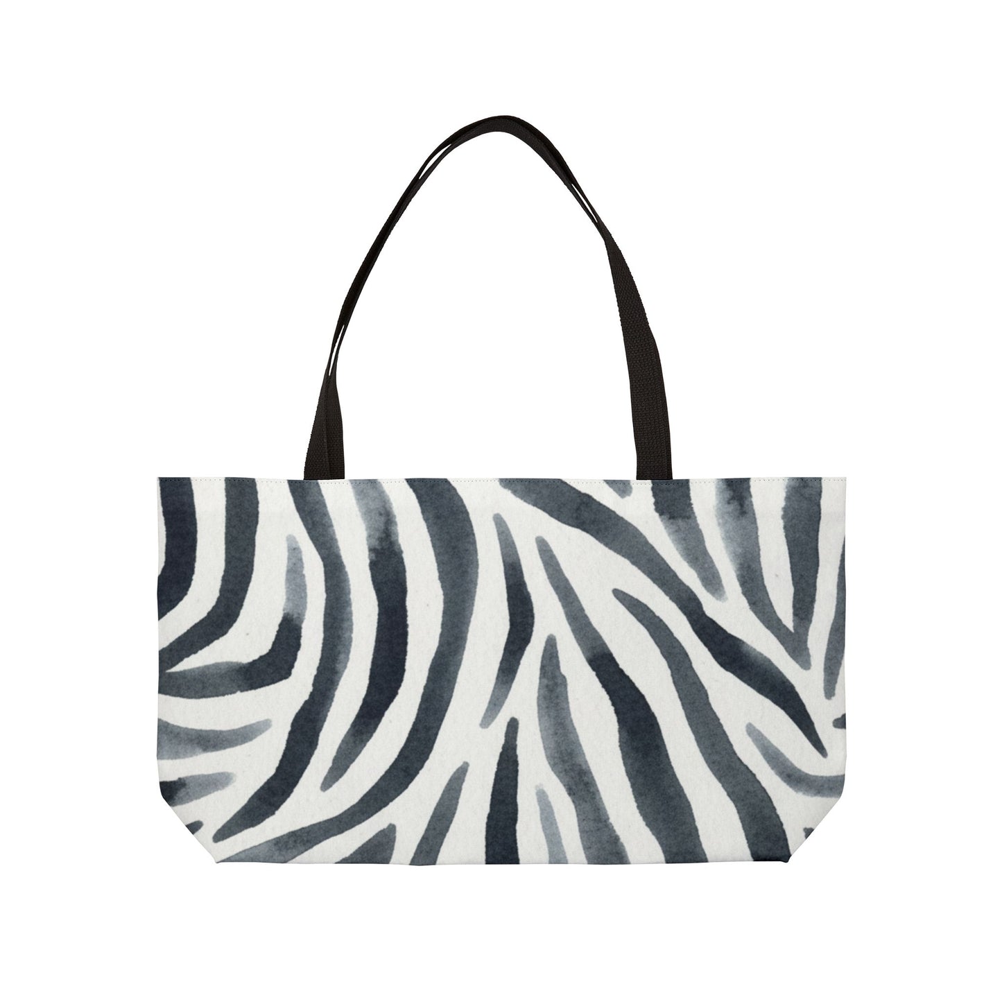 Zebra Print Weekender Tote Bag for Travel and Everyday Use