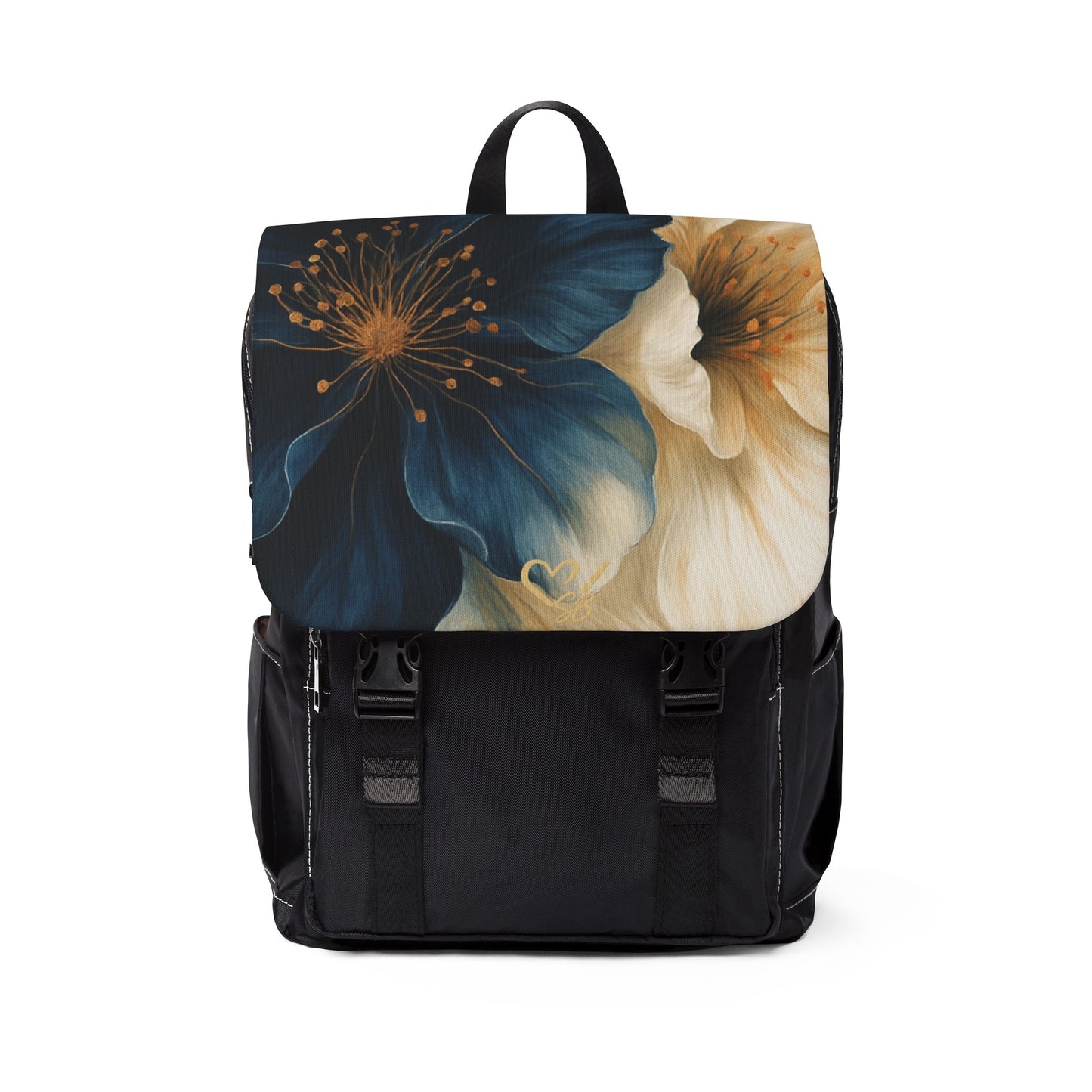 Stella- 2025 Artisan Luxe Collection—Floral Canvas Shoulder Backpack
