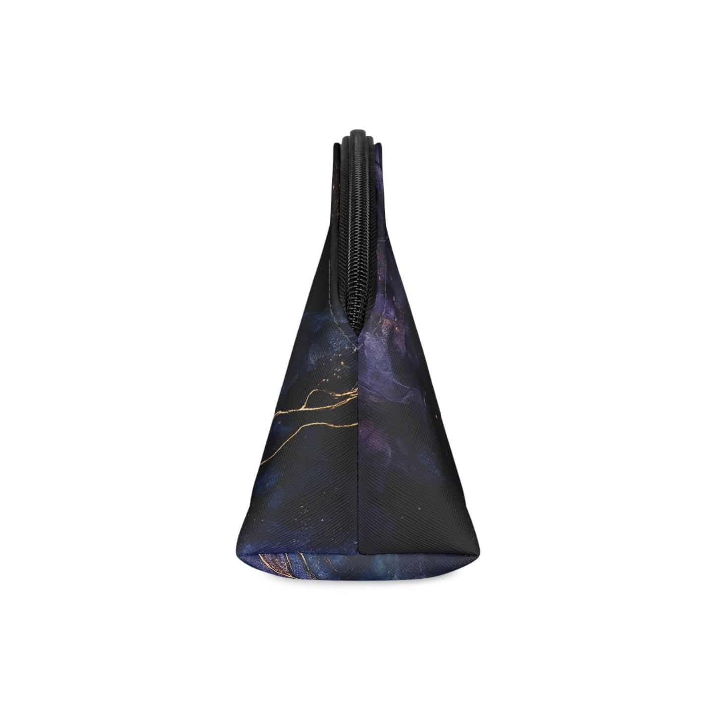 Onyx-2025 Artisan Luxe Collection-Makeup Bag — Gold Vein Cosmetic Pouch