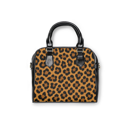 Leopard Print Shoulder Handbag — Chic Animal Print Tote for Everyday Style