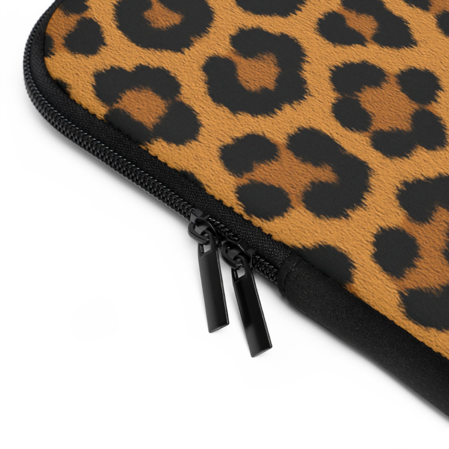 Leopard Print Laptop Sleeve — Stylish Animal Print Protective Case