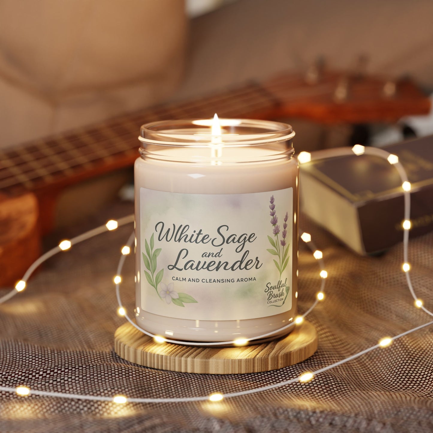 Soulful Collection  9oz Soy Candle —Delightful  Scents to choose from