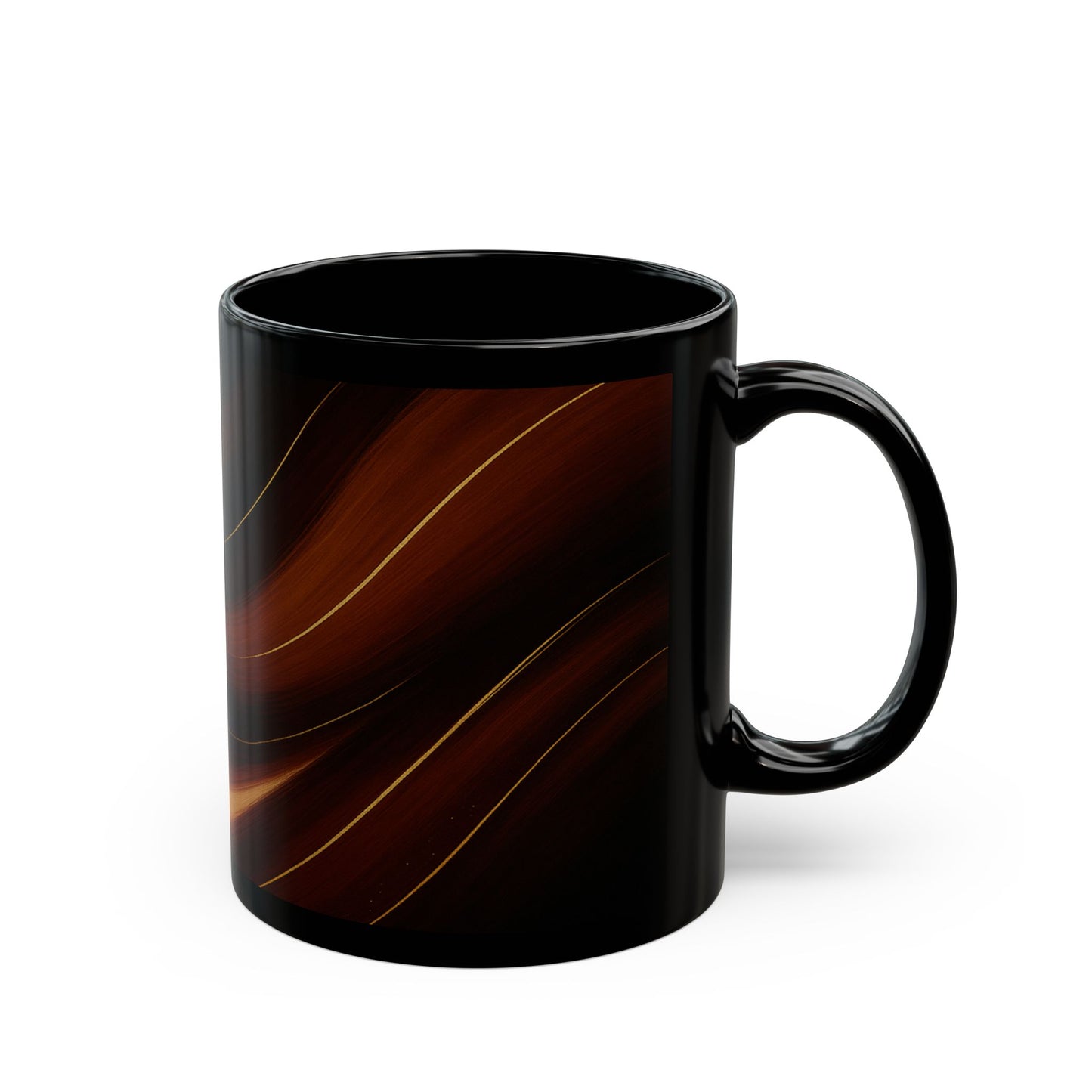 Copper Veil 2-Soulful Collection- Black Mug — 11oz & 15oz