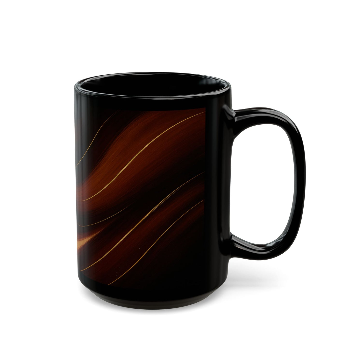 Copper Veil 2-Soulful Collection- Black Mug — 11oz & 15oz
