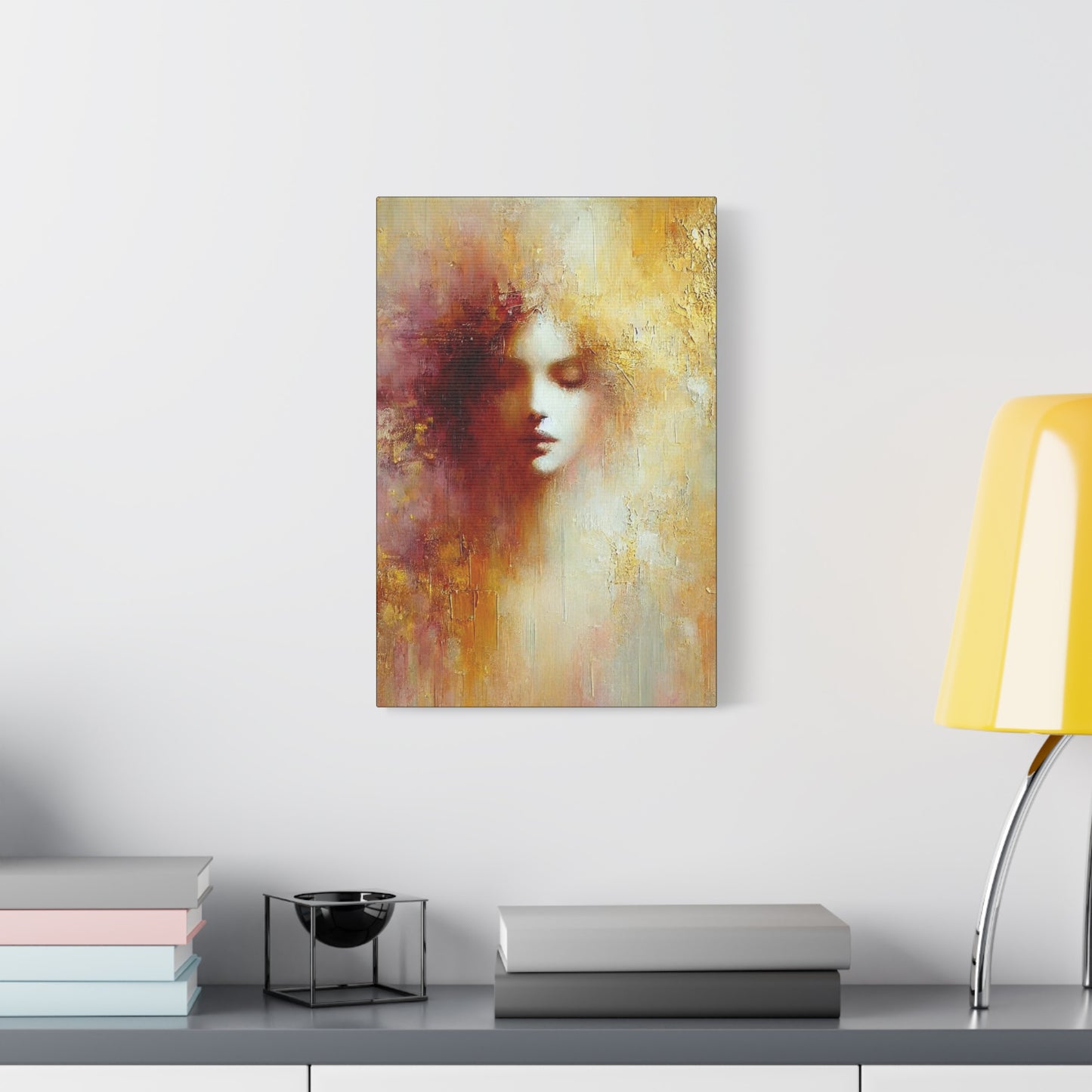 Disolve Into Light-Fine Art Canvas Print - Female Abstract Print by Katherine Bobeck - Calming and Modern Artwork