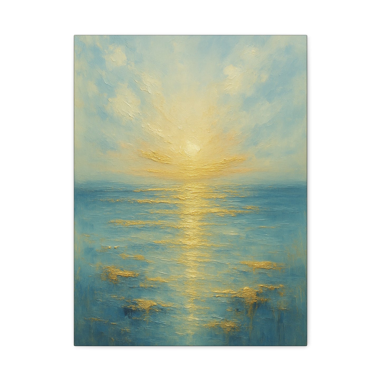 Golden Dawn- Gold Coast Abstract Collection-Fine Art Canvas Print