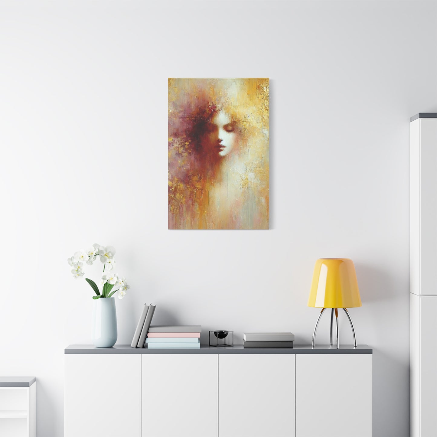 Disolve Into Light-Fine Art Canvas Print - Female Abstract Print by Katherine Bobeck - Calming and Modern Artwork