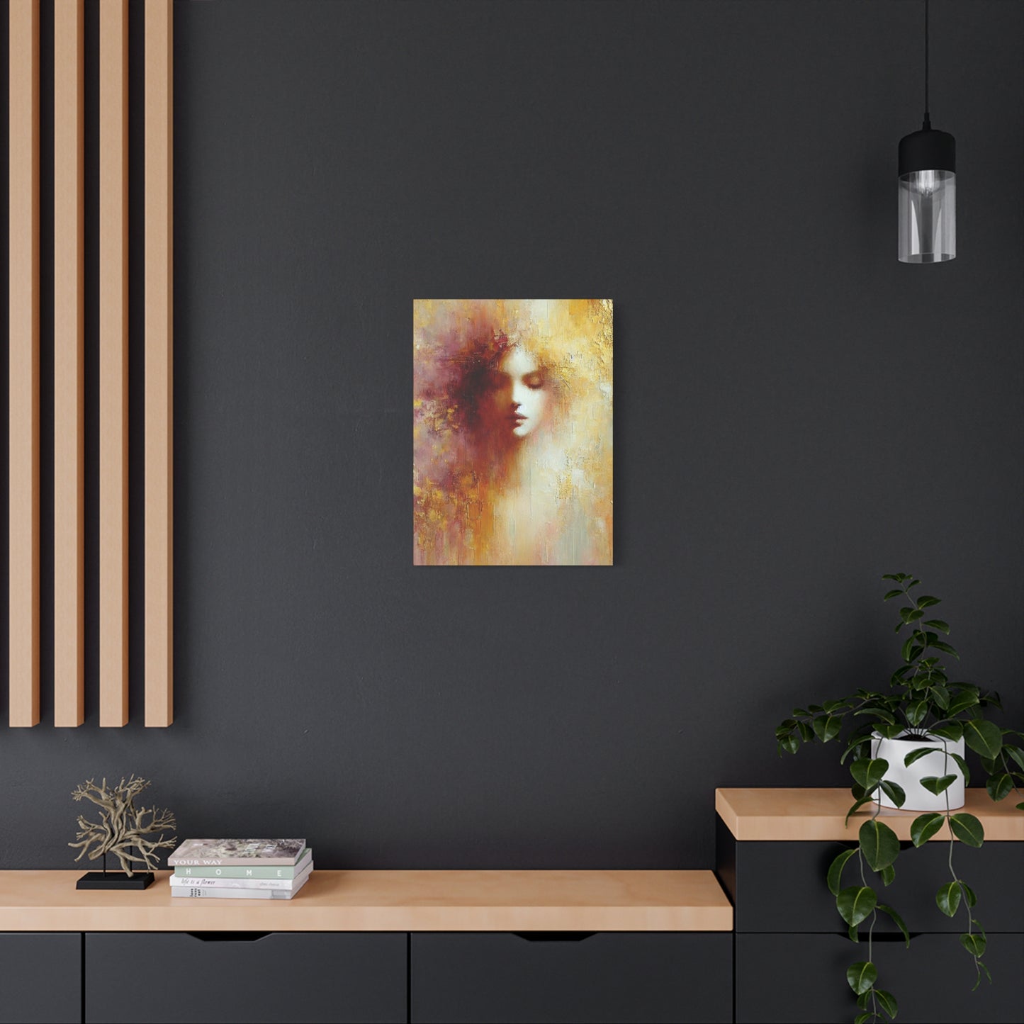 Disolve Into Light-Fine Art Canvas Print - Female Abstract Print by Katherine Bobeck - Calming and Modern Artwork